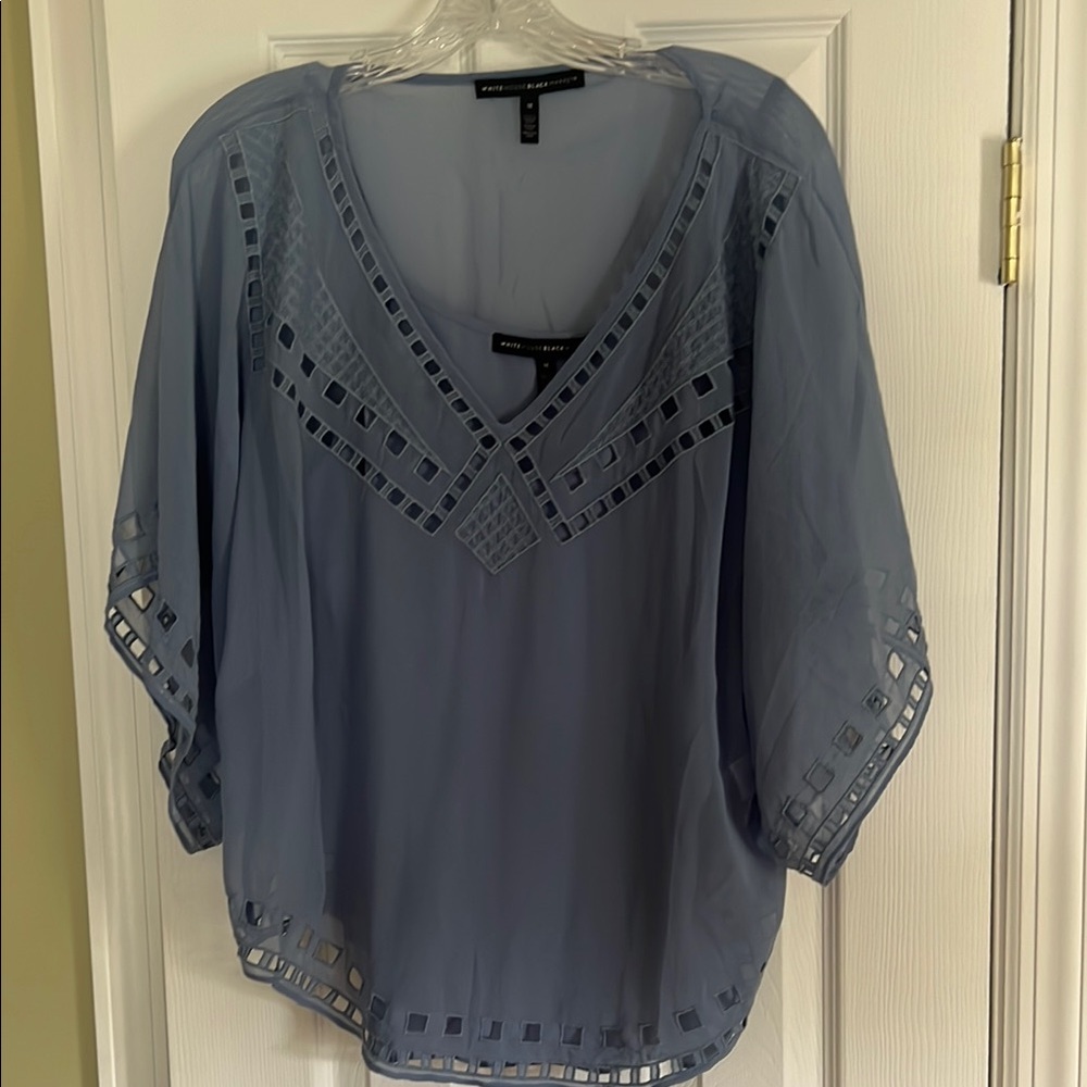 Elegant Blue Women's Top